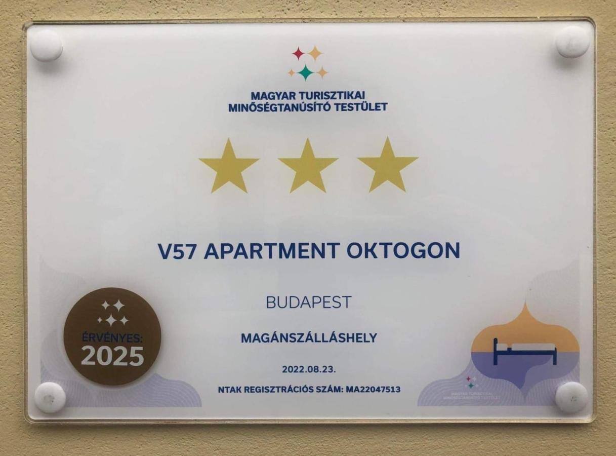 V57 Apartment Oktogon Budapest Eksteriør bilde